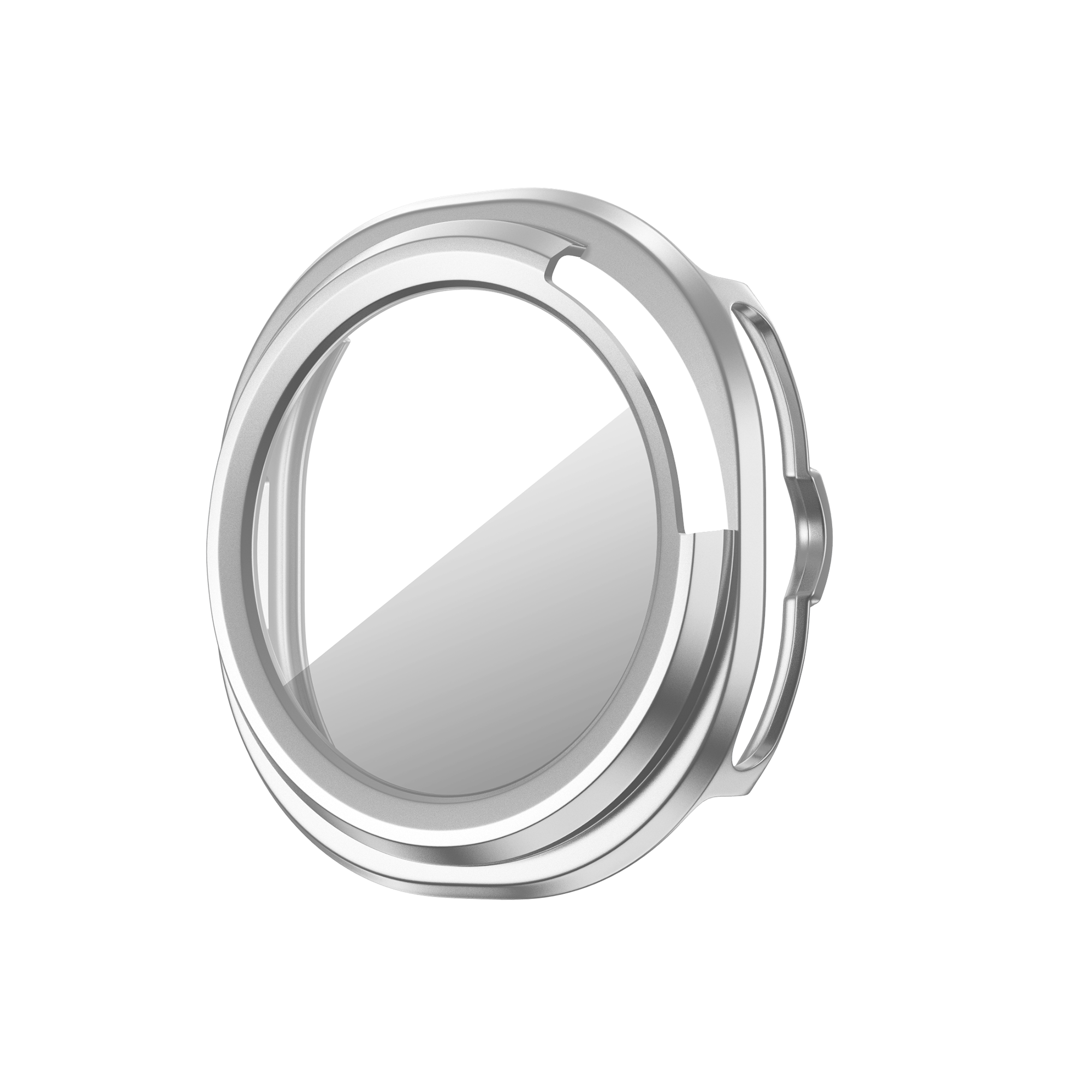 Bandz Samsung Galaxy Watch 8 Classic PC Hülle mit Glas (Silber)