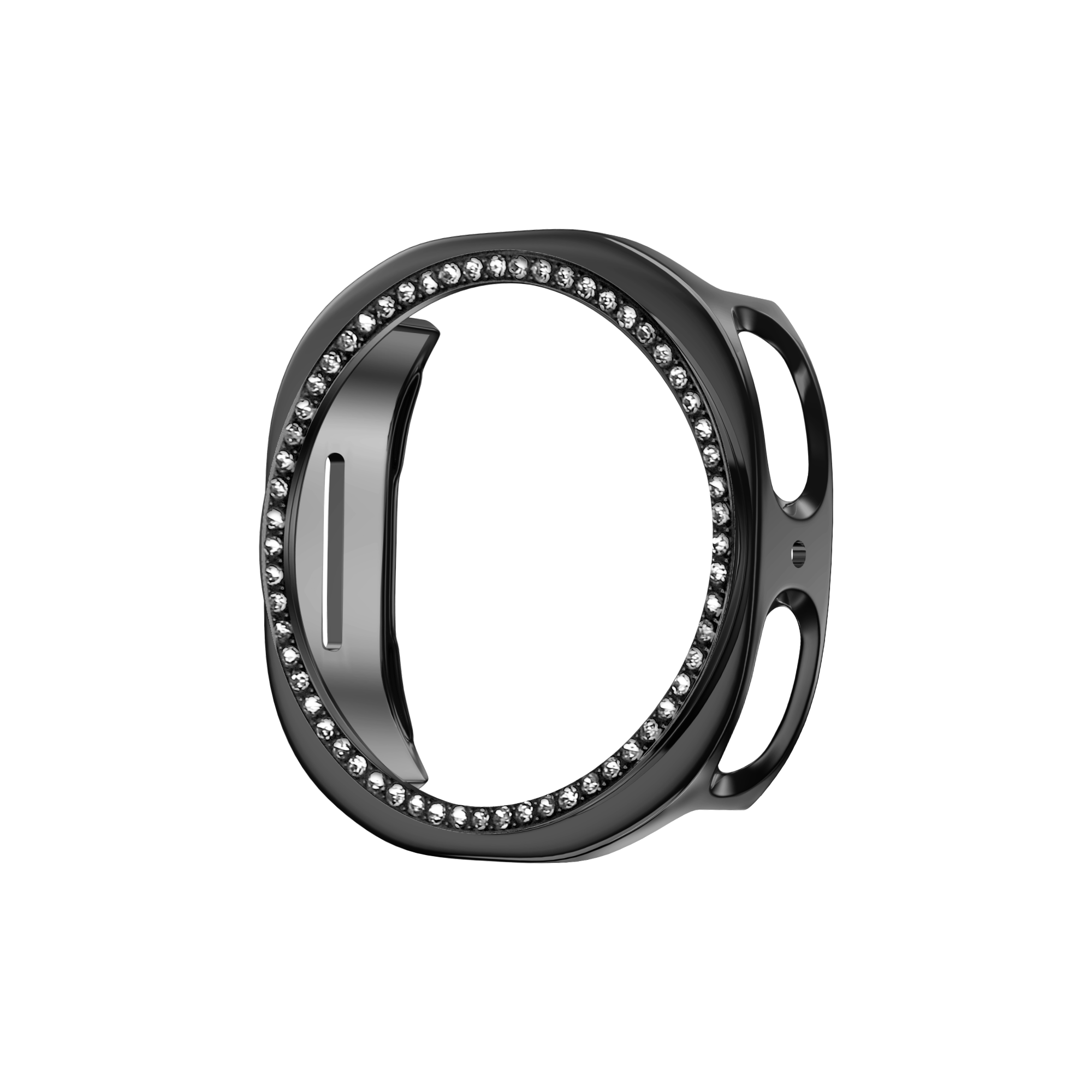 Bandz Samsung Galaxy Watch 8 - 40mm Diamant PC Hülle (Schwarz)