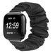 Fitbit Versa / Versa 2 Scrunchie Armband (Schwarz)