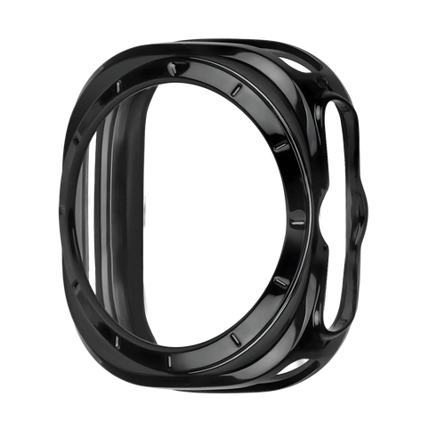 Bandz Samsung Galaxy Watch Ultra Galvanized TPU Case  (Black)