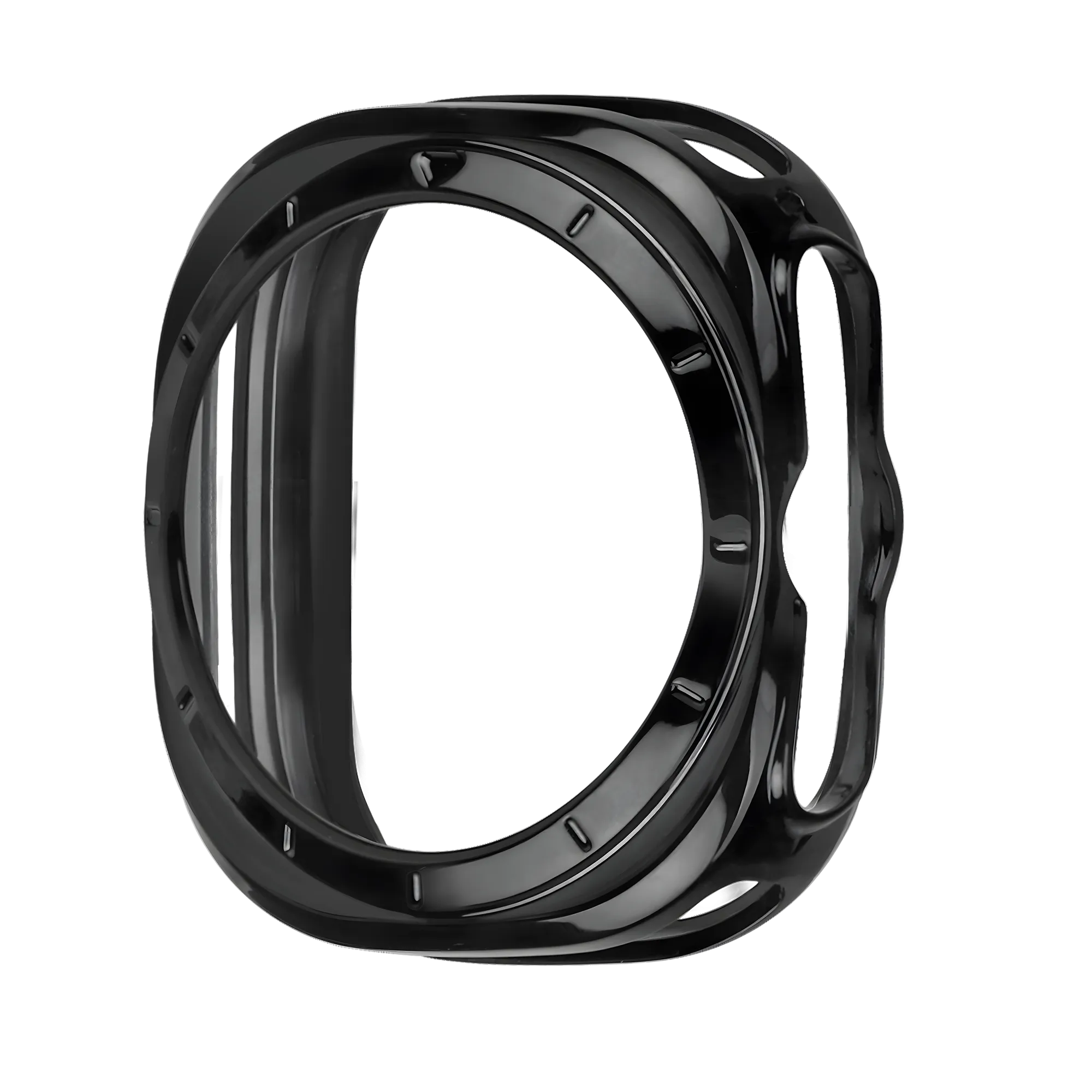 Bandz Samsung Galaxy Watch Ultra Galvanized TPU Case  (Black)
