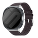 Samsung Galaxy Watch 8 - 44mm Gebürstetes Lederarmband (Kaffee Braun)