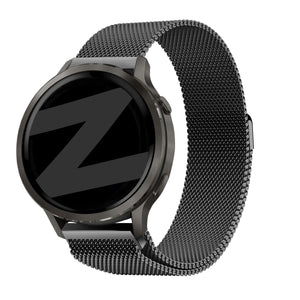 Bandz Garmin Bounce 2 Milanese Loop Armband (Schwarz)