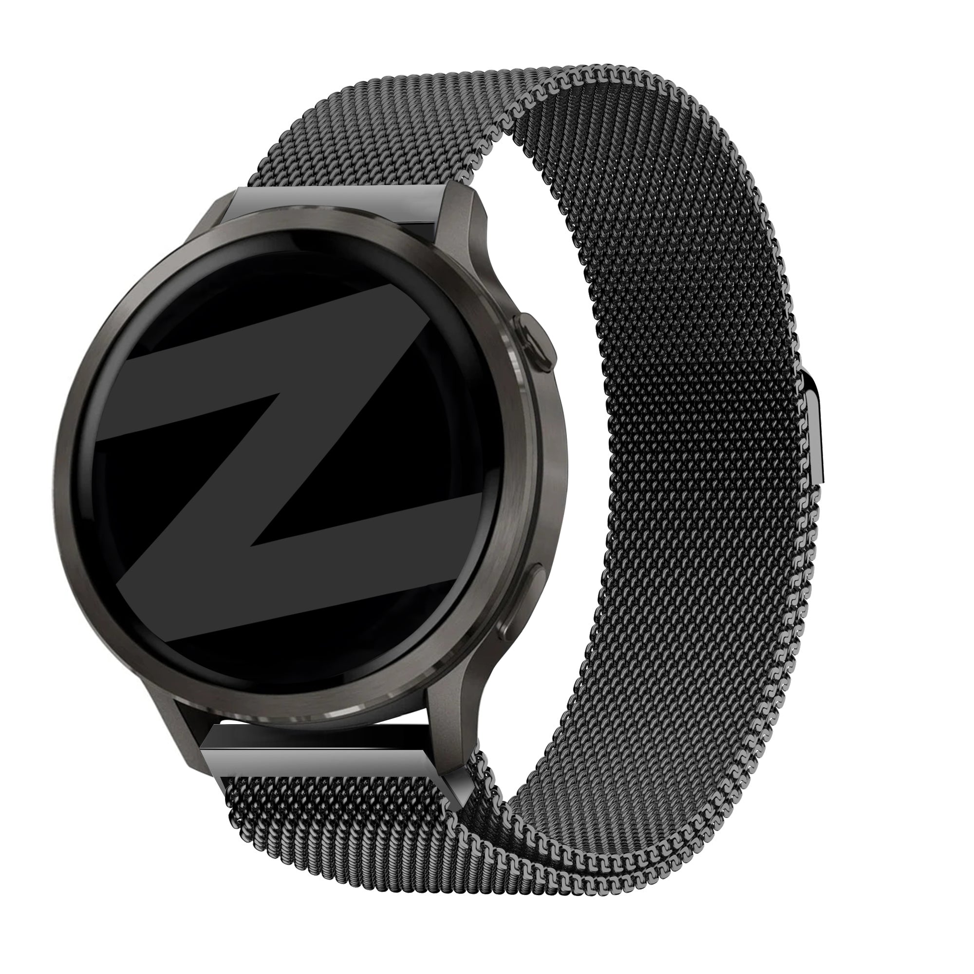 Bandz Garmin Bounce 2 Milanese Loop Armband (Schwarz)