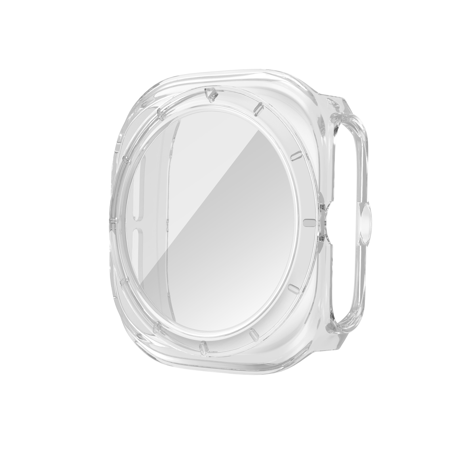 Bandz Samsung Galaxy Watch Ultra PC Case with Glass (Transparent)