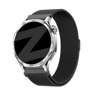 Bandz Amazfit GTR 2 'One Push' Milanese Armband (Schwarz)