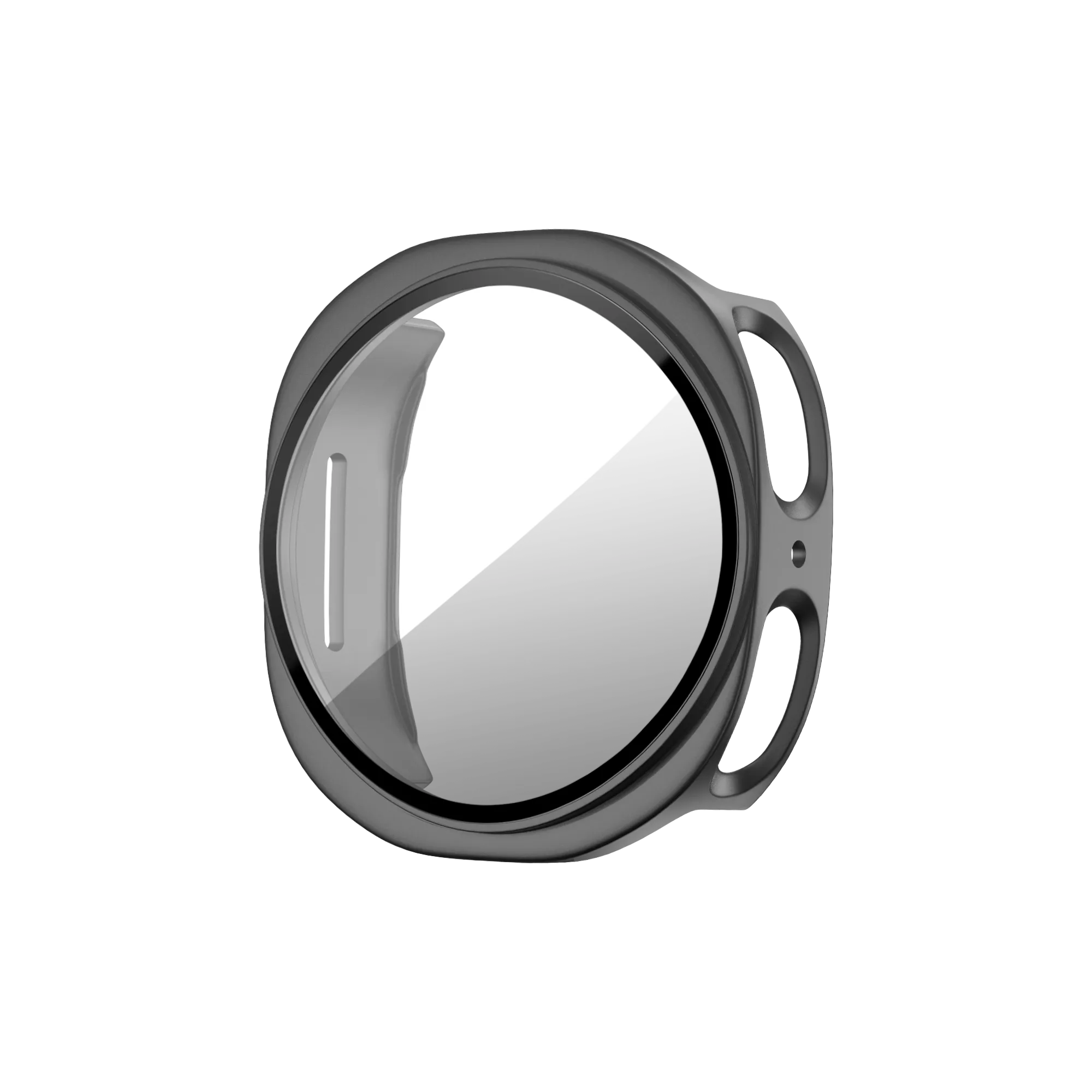 Bandz Samsung Galaxy Watch 8 - 44mm PC Hülle mit Glas (Titan Grau)