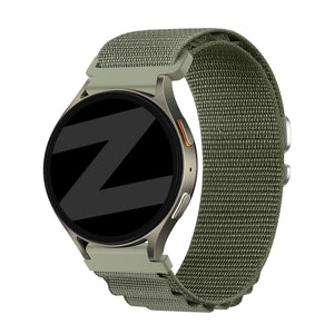 Bandz Coros Apex 4 - 42mm Alpine Nylonarmband (Olive)