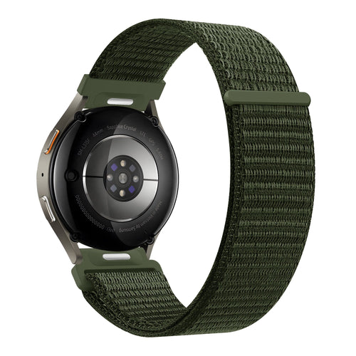 Bandz Pebble Round 2 - 20mm Nylon Strap 'Easy Fit' (Green)