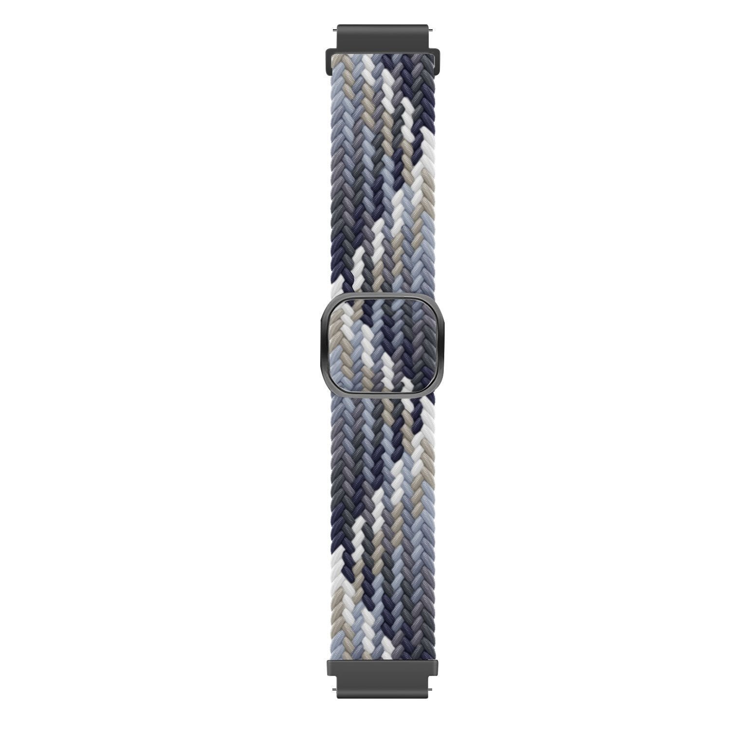 Redmi Watch 5 Active gewebtes Nylonarmband (Mandala Schwarz)