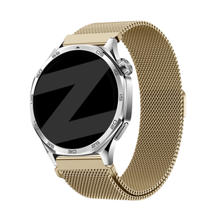 Bandz Huawei Watch GT 3 42mm Milanese Strap 'Easy fit' (Gold)