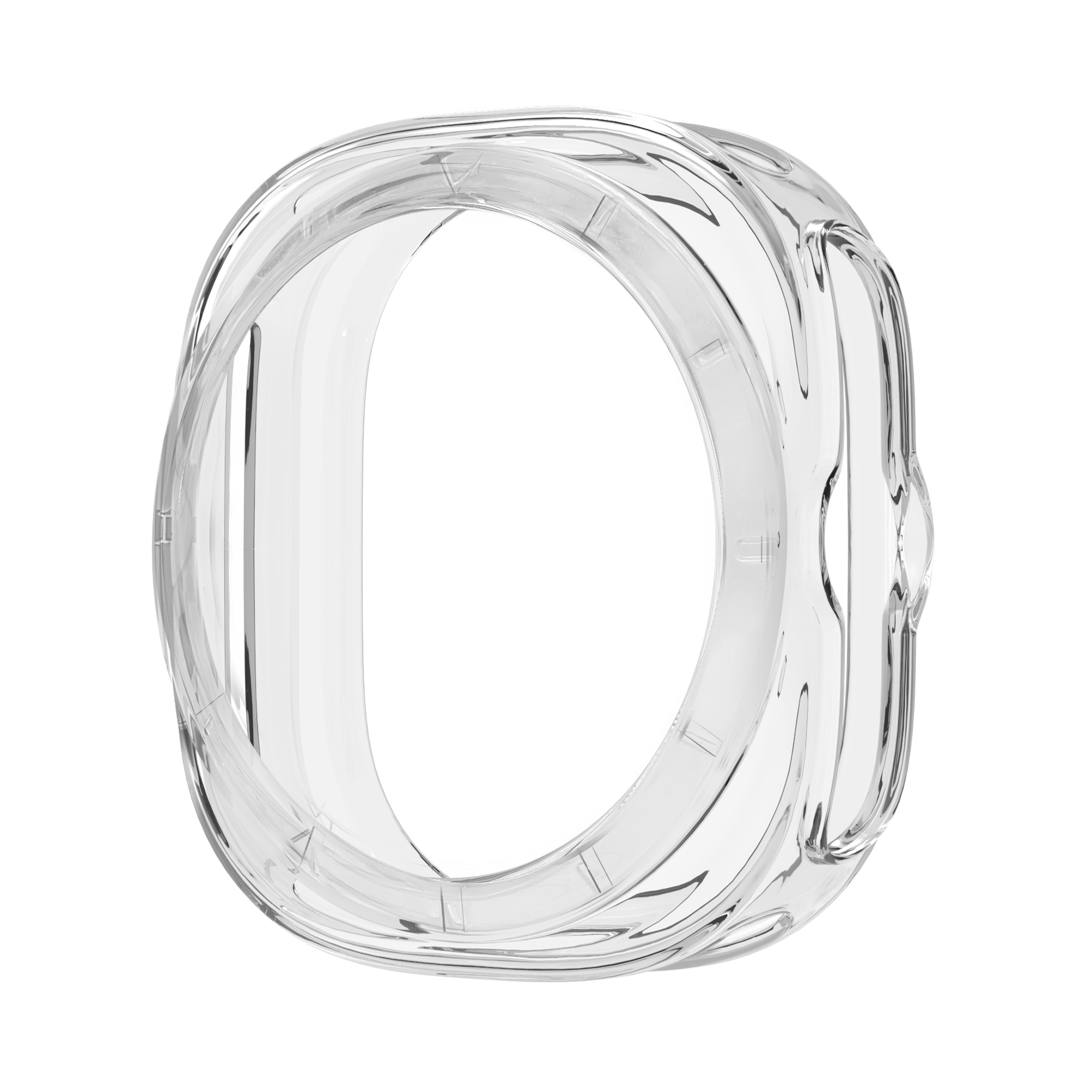 Bandz Samsung Galaxy Watch Ultra Galvanized TPU Case  (Transparent)