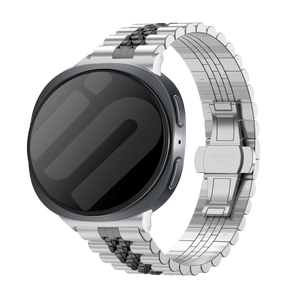 Samsung Galaxy Watch 8 - 44mm Jubilee Steel Strap (Silver/Black)