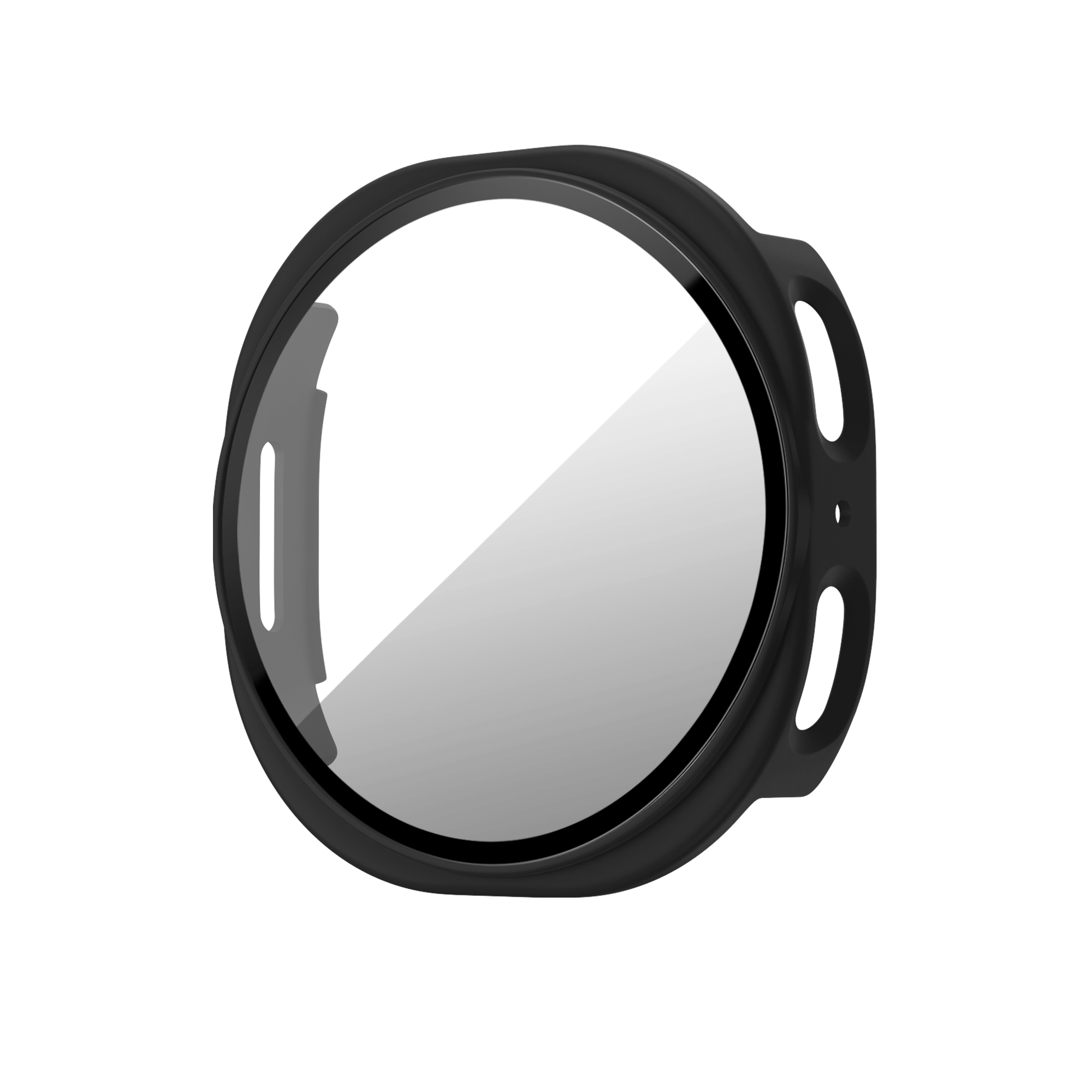 Bandz Samsung Galaxy Watch 8 - 44mm PC Hülle mit Glas (Schwarz)