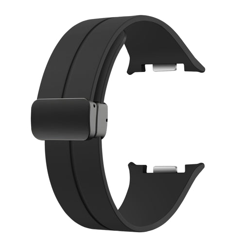 Samsung Galaxy Watch 8 - 40mm D-Buckle Silicone Strap (Black)