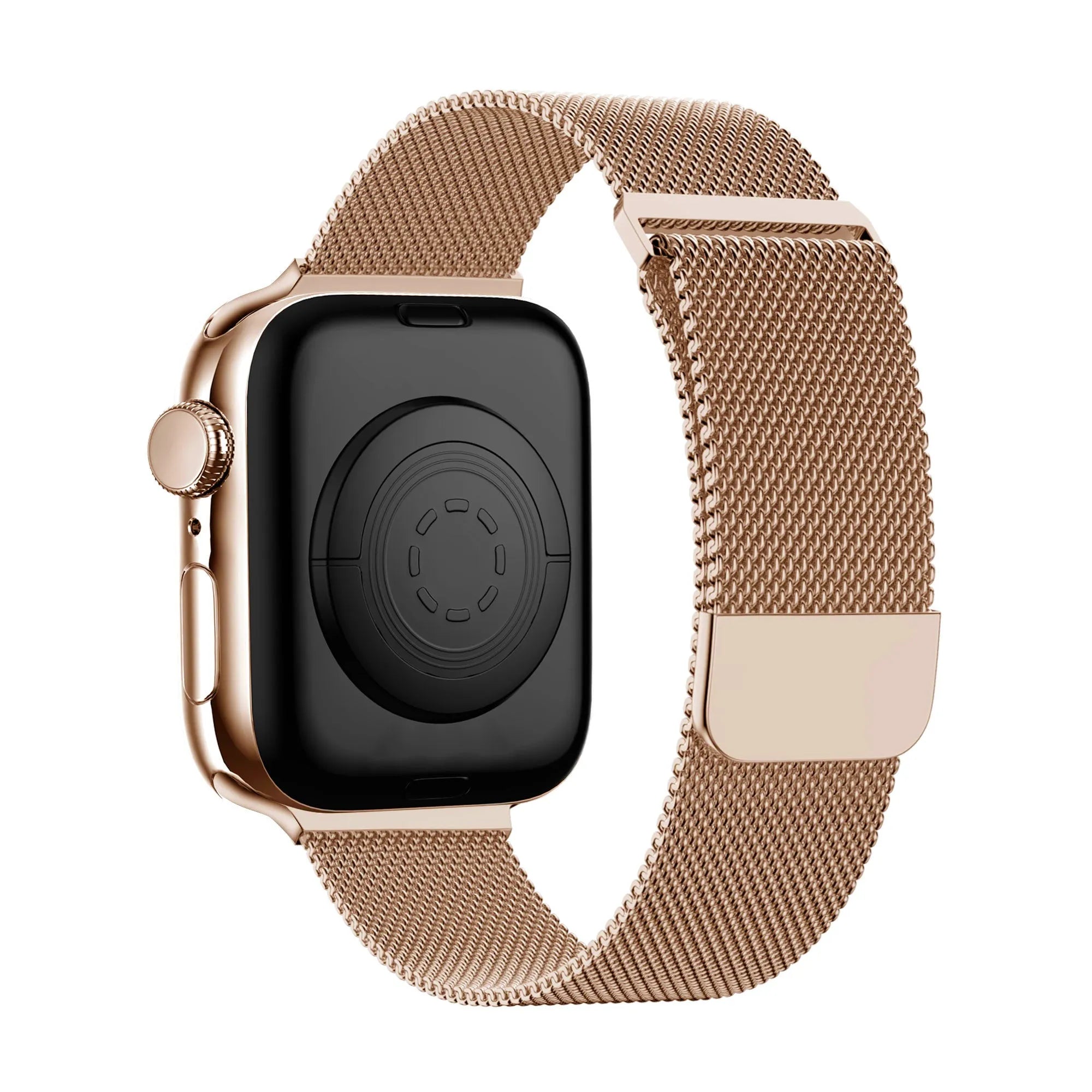 Bandz Apple Watch Milanese Loop Armband (Roségold)