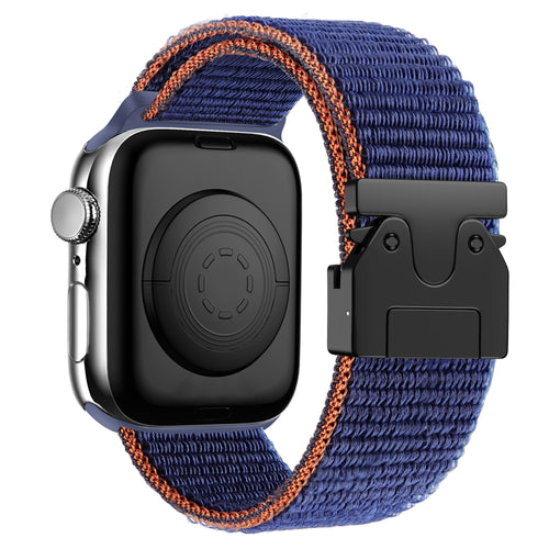 Bandz Apple Watch Ultra Nylonarmband 'Classic' mit P-Schnalle (Dunkelblau)