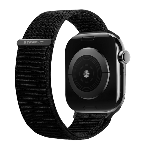 Apple Watch Nylon Loop Armband (Schwarz)