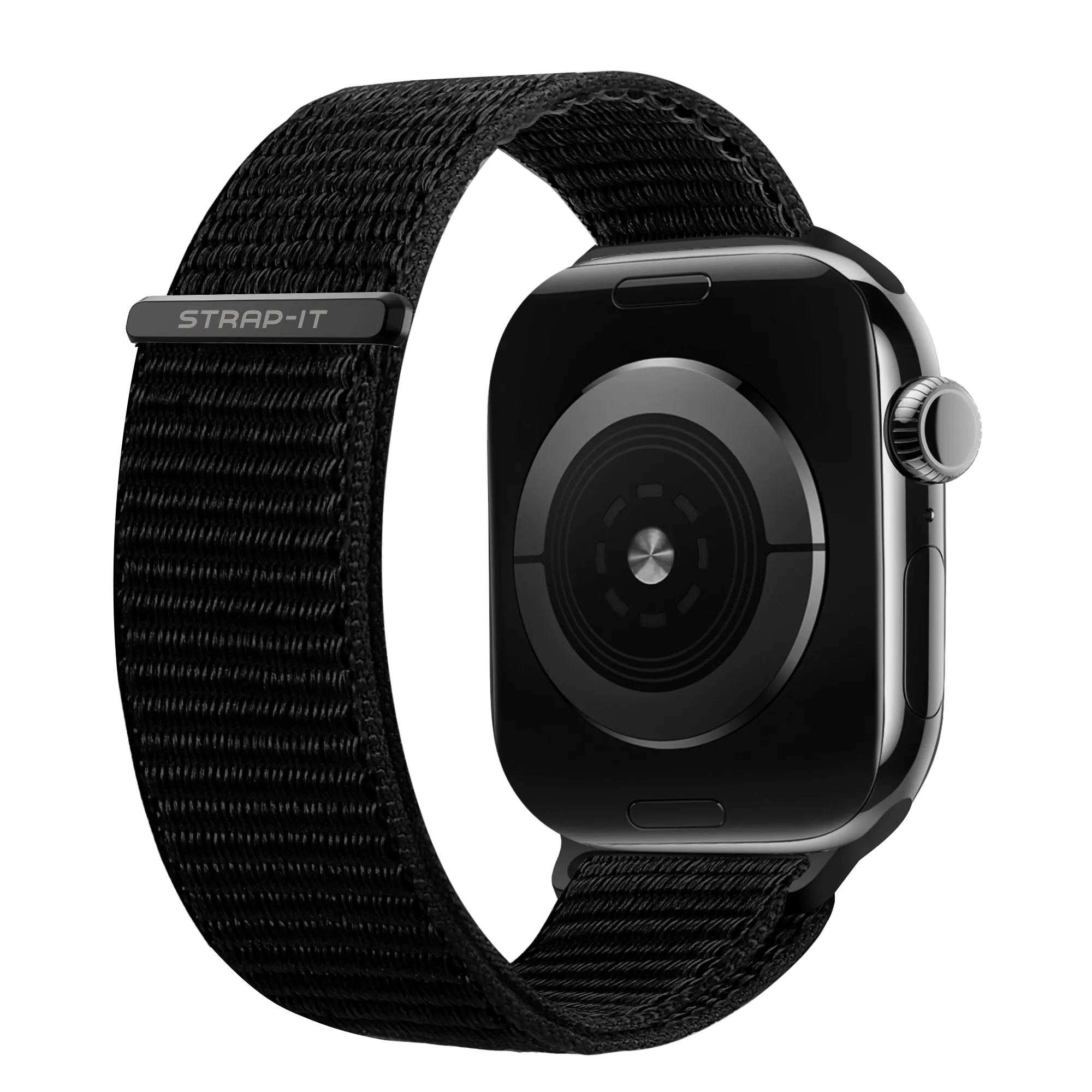 Apple Watch Nylon Loop Armband (Schwarz)