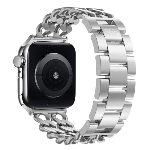 xoxo Wildhearts Apple Watch Stahlarmband - Ketten-Armband (Silver) - 38/40/41/42mm