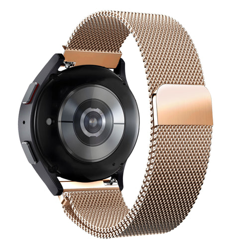 Bandz Garmin Approach S40 Milanese Loop Armband (Rosa)