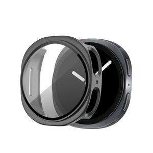 Bandz Samsung Galaxy Watch 8 - 44mm PC Hülle mit Glas (Titan Grau)