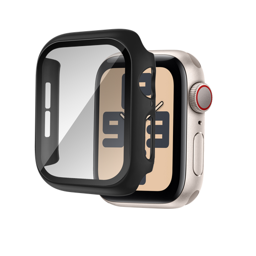 Bandz Apple Watch 10 & 11 PC Case with Glass (Black)