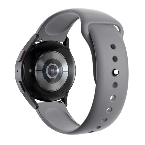 Bandz Pebble Round 2 - 20mm Sportarmband 'Deluxe' (Grau)