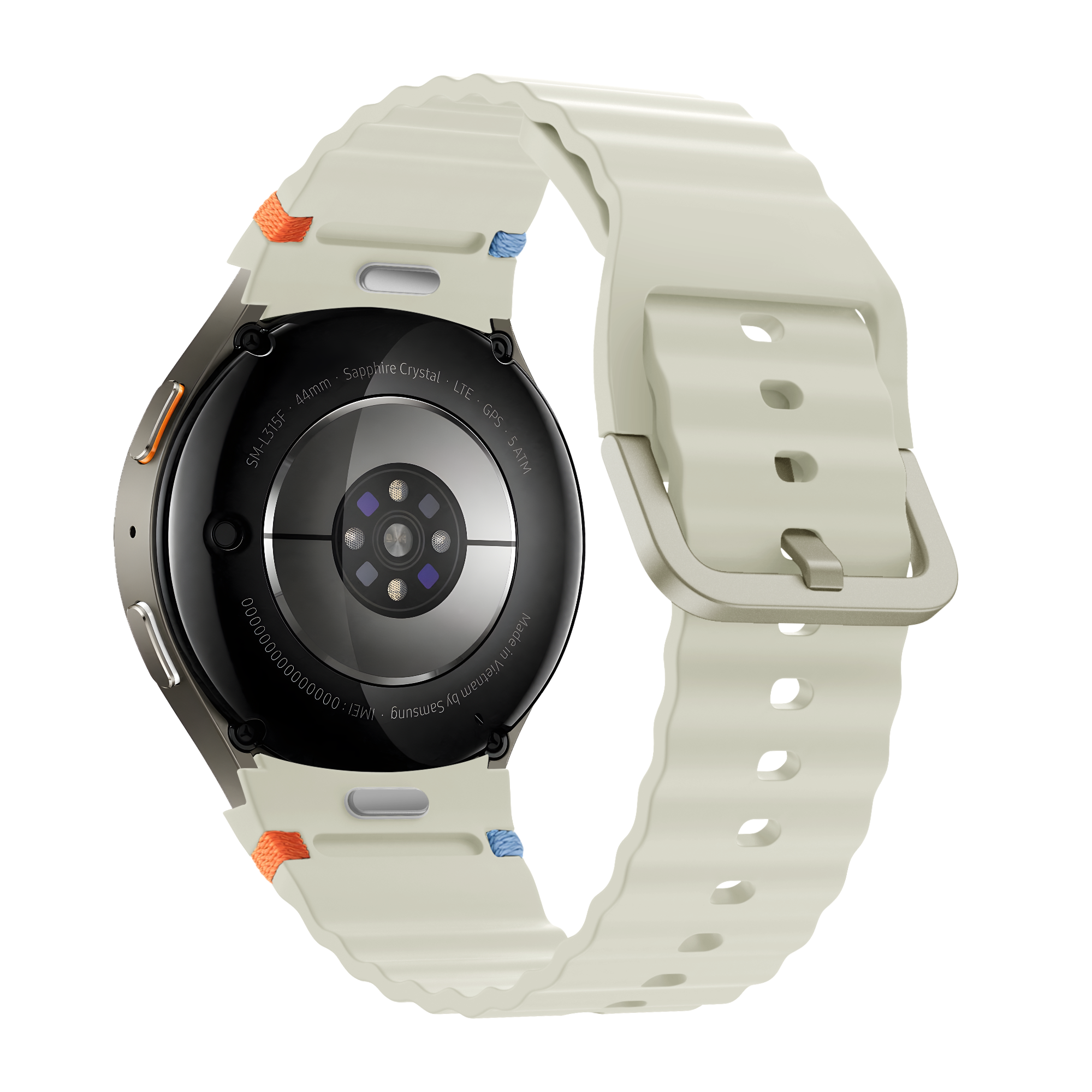 Bandz Samsung Galaxy Watch 4 40mm Wave-Armband 'Easy Fit' (Polarstern)