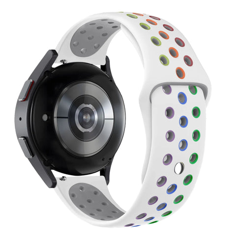 Bandz Levowatch Tiny Sportarmband 'Deluxe' (Weiß/Bunt)