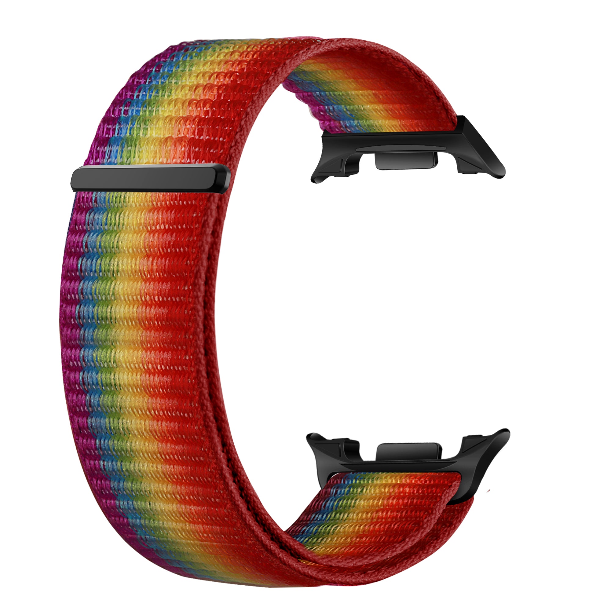 Samsung Galaxy Watch 8 - 44mm Nylonarmband (Regenbogen)