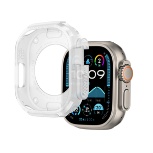 Bandz Apple Watch Ultra - 49mm robustes TPU-Hülle (Transparent)