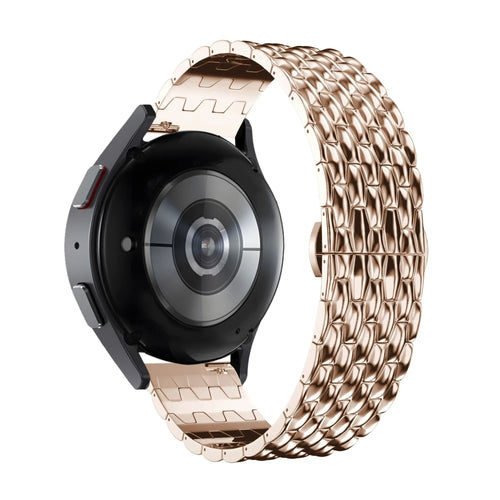 Bandz Levowatch Tiny Stahlarmband 'Dragon' (Roségold)