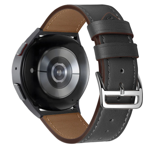 Bandz OnePlus Watch 3 Lederarmband 'Deluxe' (Schwarz)