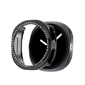 Bandz Samsung Galaxy Watch 8 - 40mm Diamant PC Hülle (Schwarz)