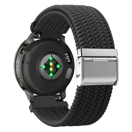 Bandz Garmin Approach J1 Gewebtes Nylonarmband (Schwarz)