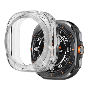 Bandz Samsung Galaxy Watch Ultra galvanisiertes TPU-Gehäuse (Transparent)