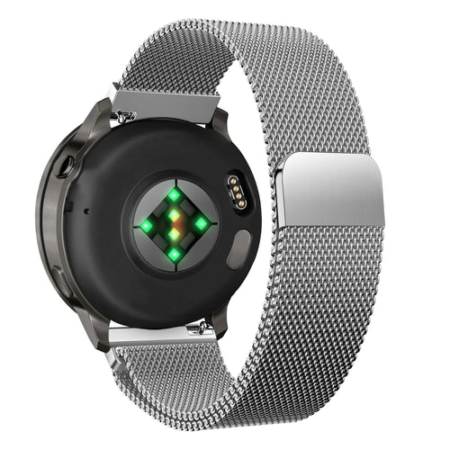 Bandz Garmin Bounce 2 Milanese Loop Armband (Silber)