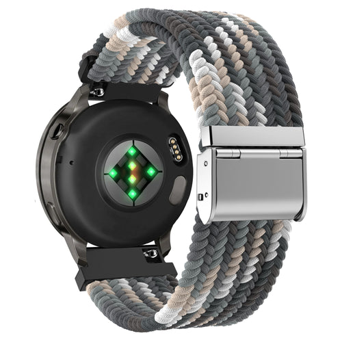 Bandz Garmin Bounce 2 Gewebtes Nylonarmband (Mandala Schwarz)