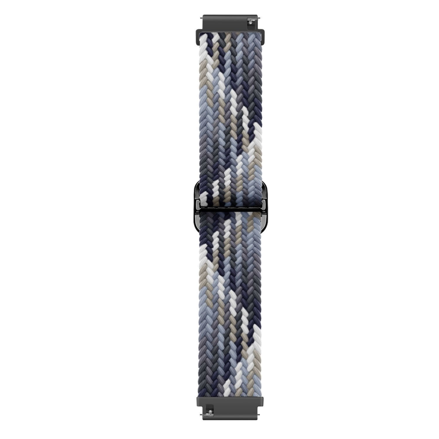 Redmi Watch 5 Active gewebtes Nylonarmband (Mandala Schwarz)