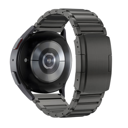 Bandz Huawei Watch GT 6 - 46mm Titanium Link Strap (Black)