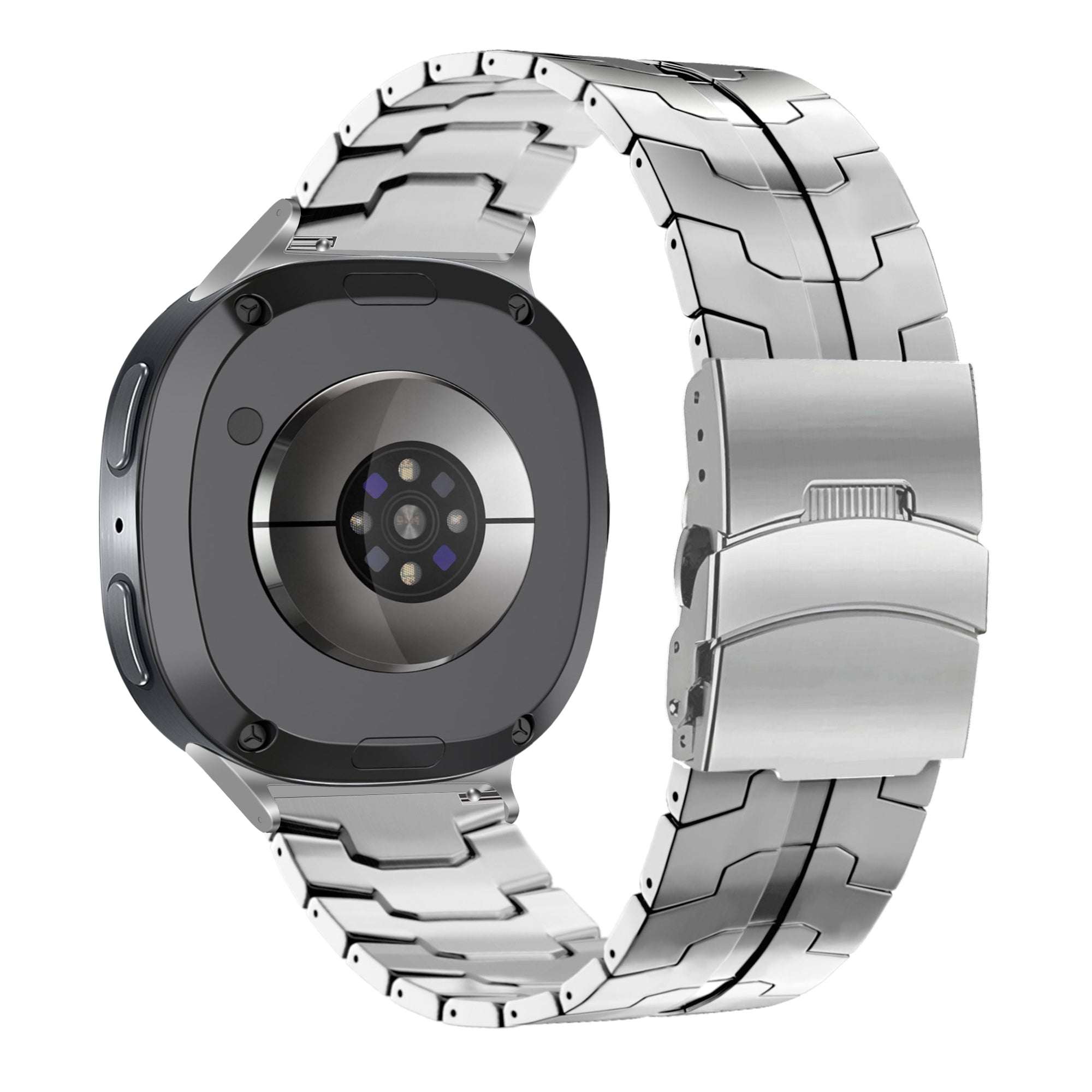 Bandz Samsung Galaxy Watch 8 - 44mm Titanium Strap 'Iron' (Silver)