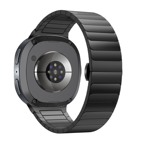 Bandz Samsung Galaxy Watch 8 - 44mm Stahlarmband 'One Bead' (Schwarz)