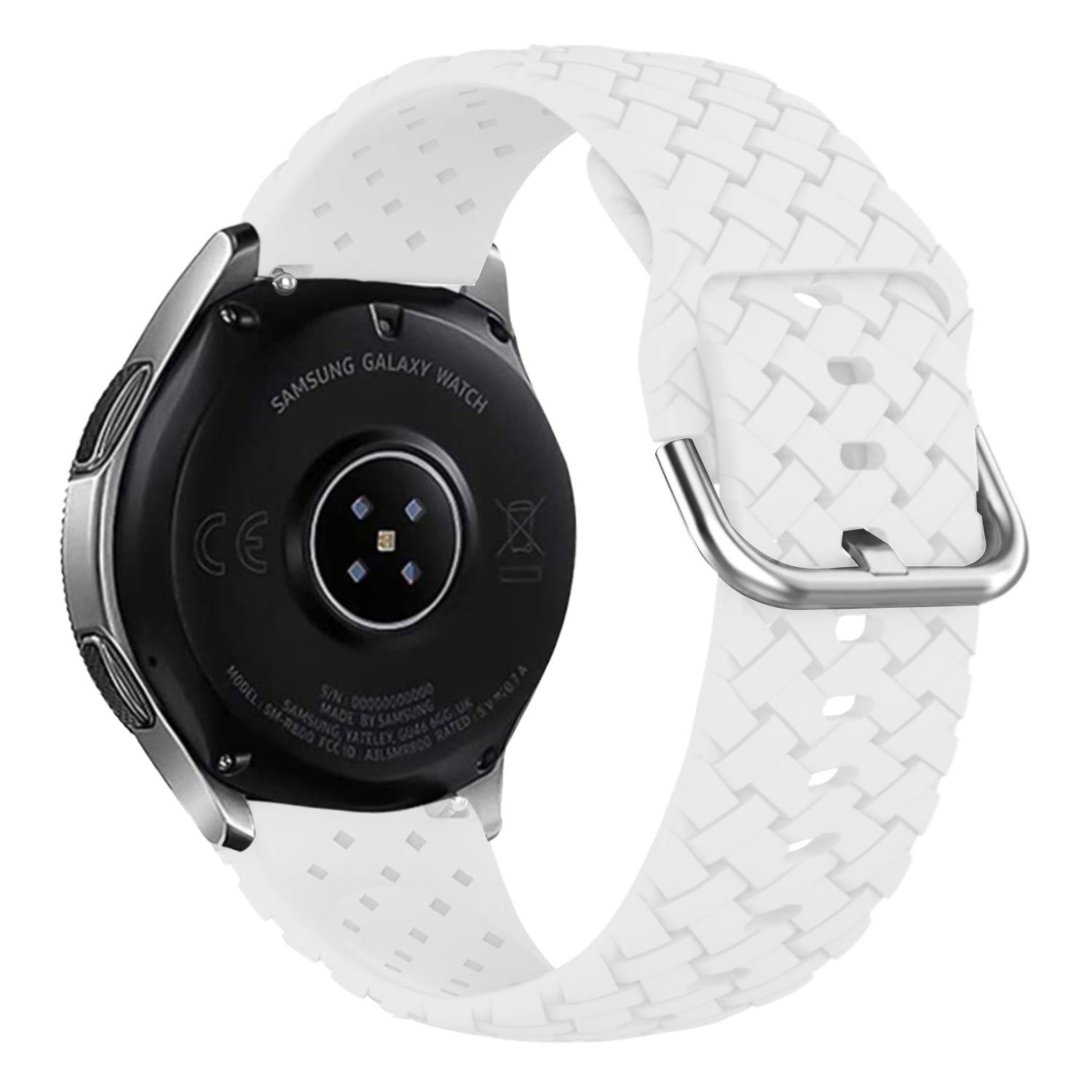 Amazfit Bip U (Pro) Geflochtenes Silikonarmband (Weiß)