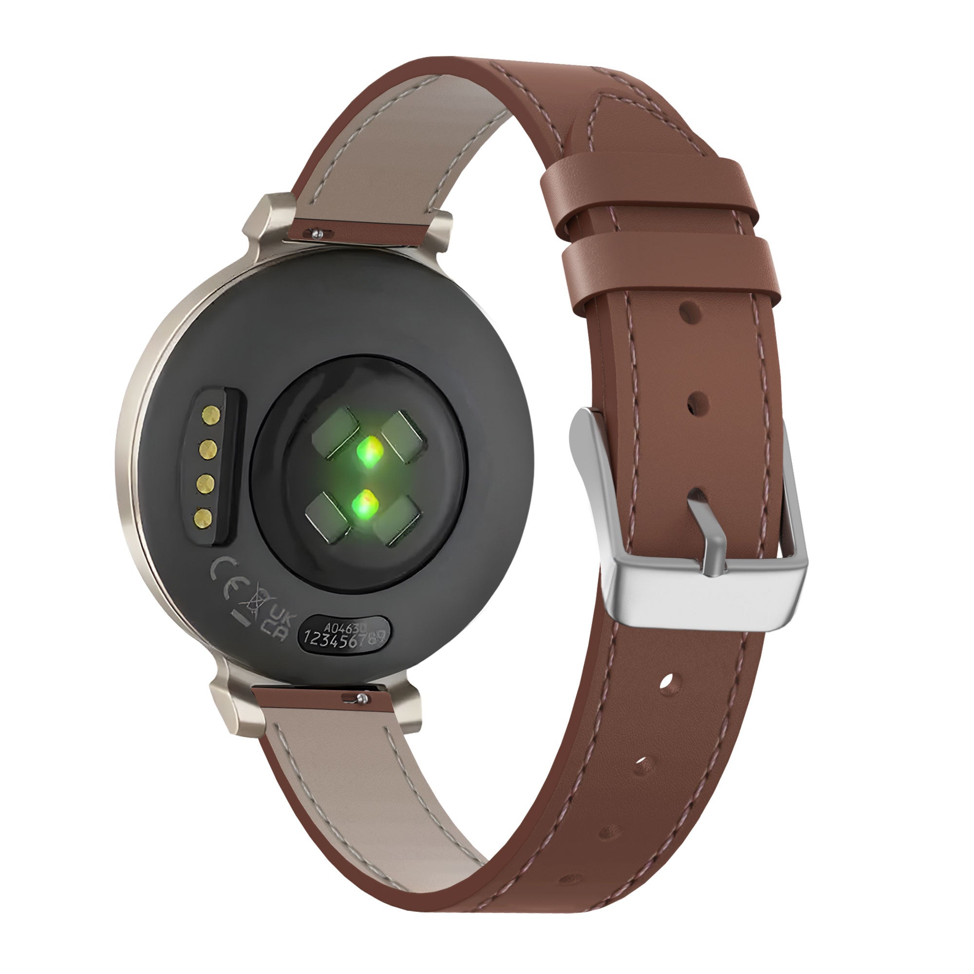 Uhrenarmband Leder 14mm - Schnellverschluss (Braun)