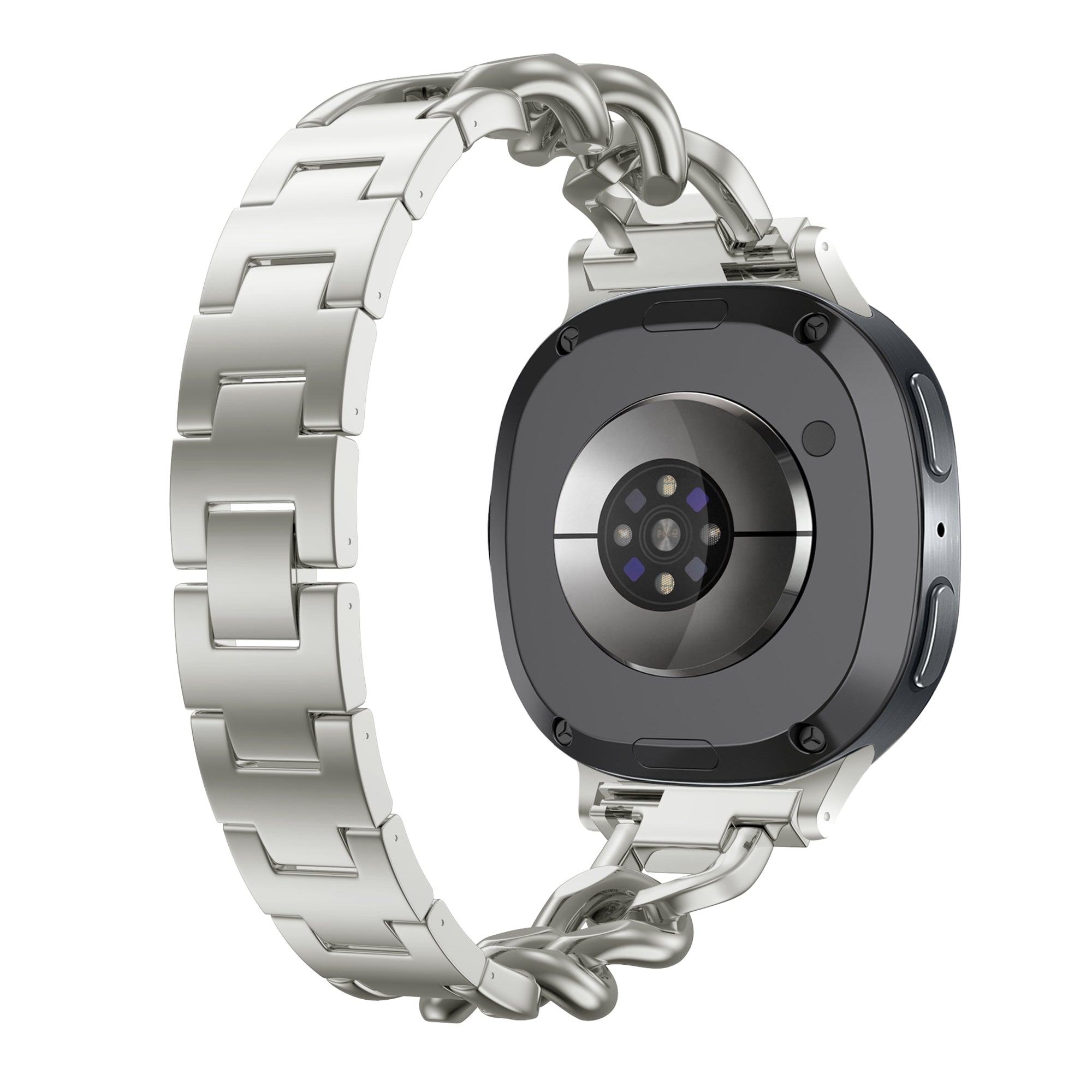 Samsung Galaxy Watch 8 - 40mm Steel Chain Strap (Starlight)