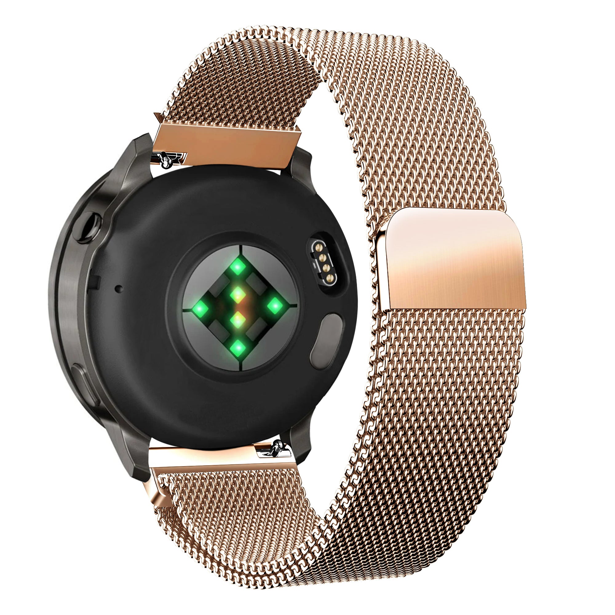 Bandz Garmin Forerunner 255s Milanese Loop Armband (Roségold)