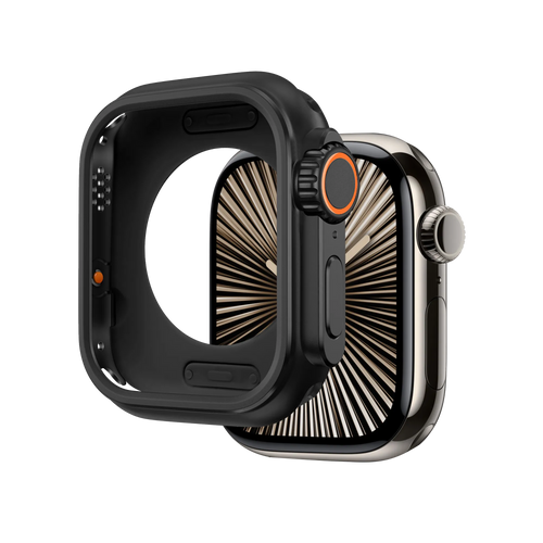 Bandz Apple Watch Metall Hülle (Schwarz)