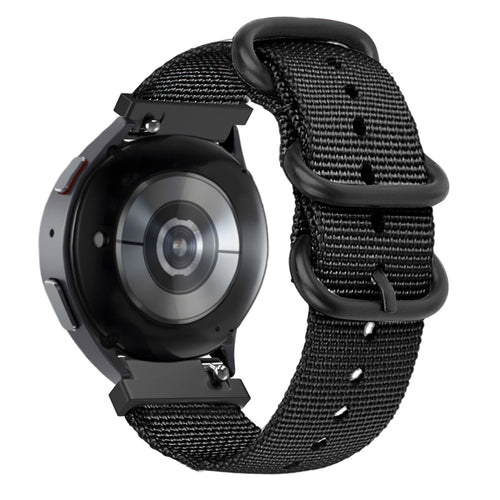 Bandz Oppo Watch X2 Nylonarmband mit Schnalle (Schwarz)