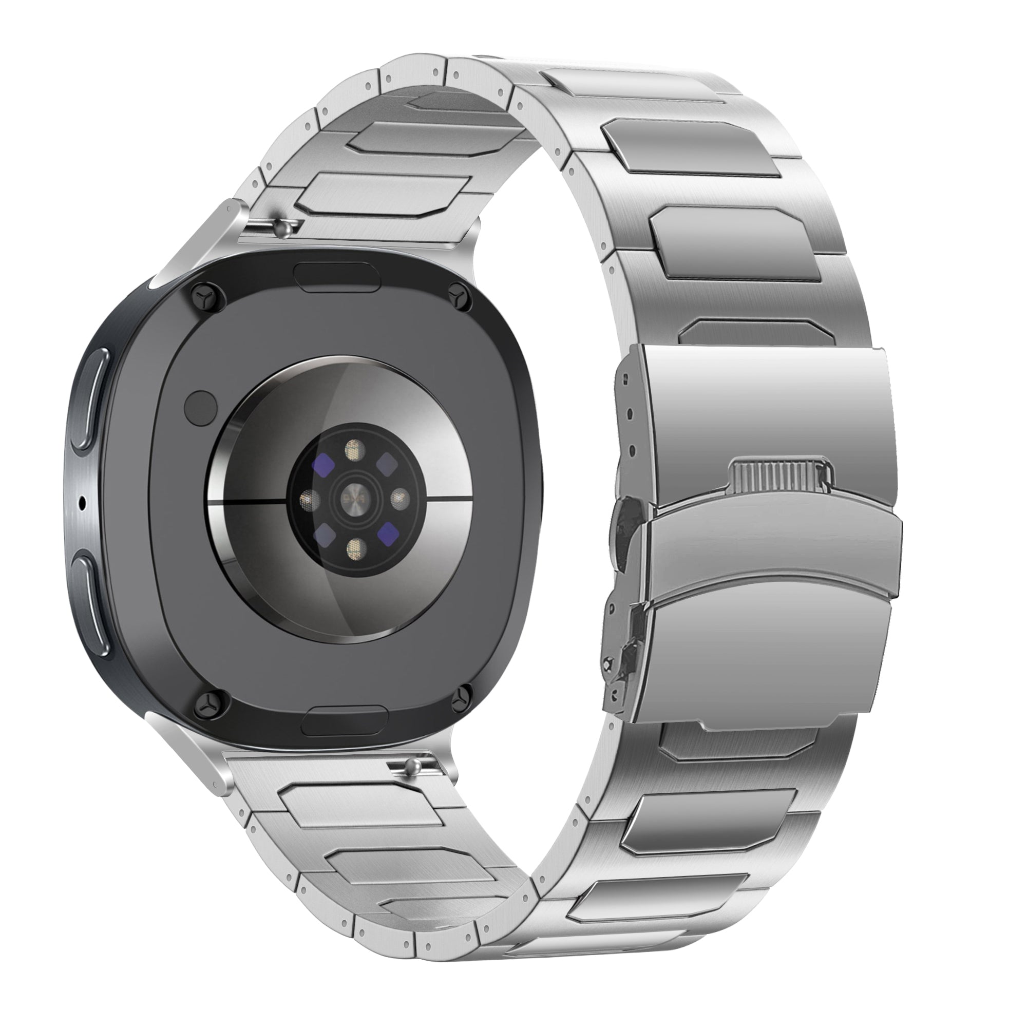 Bandz Samsung Galaxy Watch 8 - 44mm Titanium Strap 'Deluxe' (Silver)